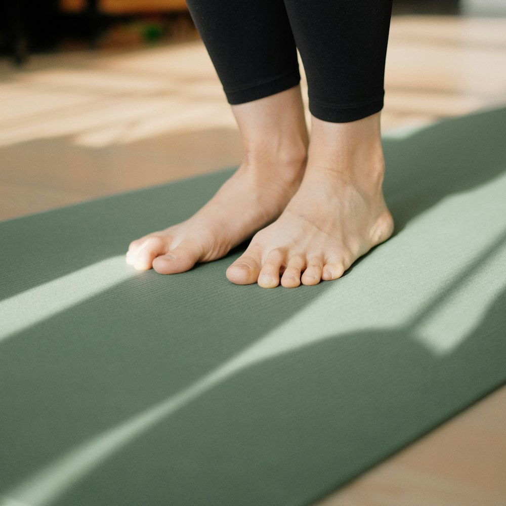 A cushioned anti-slip practice mat